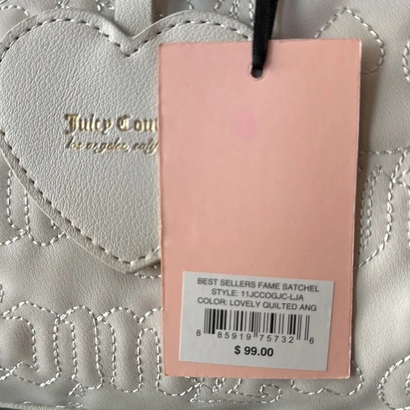 Juicy Couture Beige Satchel bag with crossbody strap - Picture 9 of 10